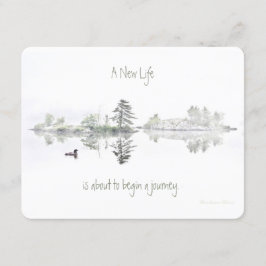 Convite Uma vida nova: Uma viagem está a ponto de começar: