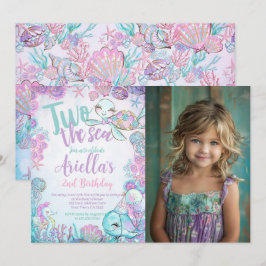 Convite Under the Sea Animals Birthday Invitation
