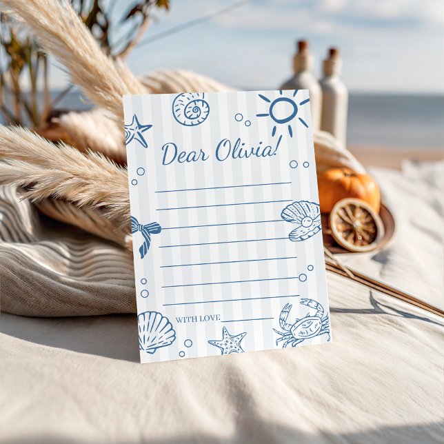 Convite Underwater World Birthday Time Capsule (Criador carregado)