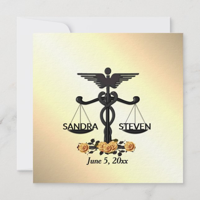 Convite União Rosa Amarela da Lei e Medicina (Verso)