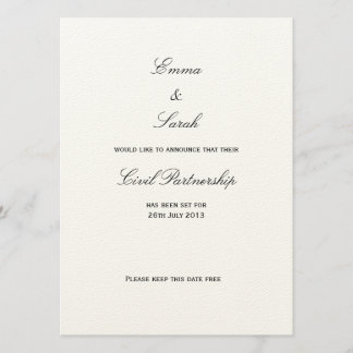 Convite União - Salve a Data