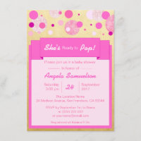 Única, ELA ESTÁ PRONTA PARA POP, Chá de fraldas Do