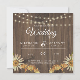 Convite Único De Casamento Salvar A Data