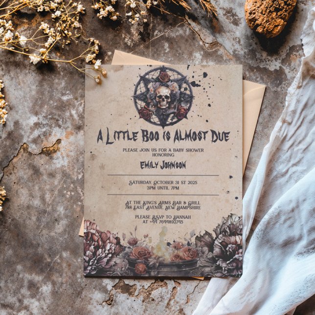 Convite Único de Chá de fraldas Convite Nocturno B (Criador carregado)