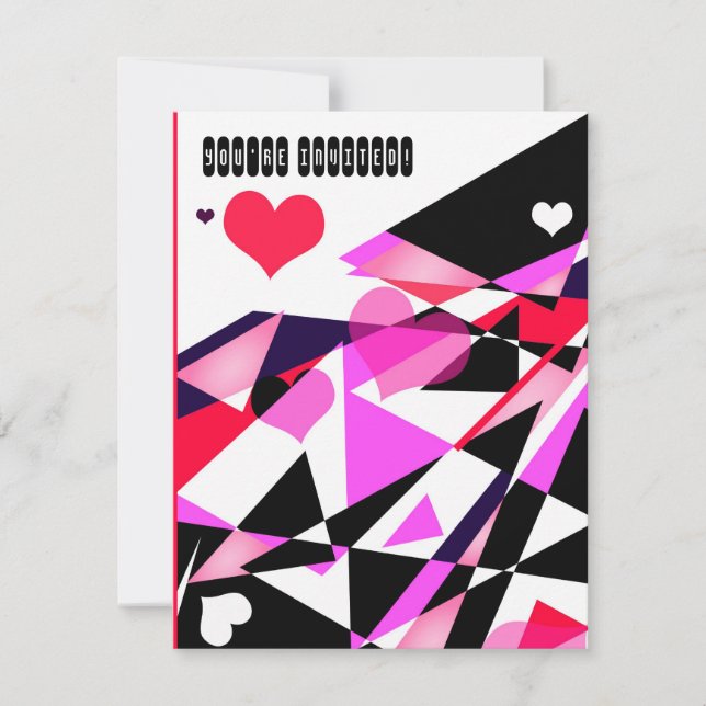 Convite Único para Cartões de Amor 1 (Frente)