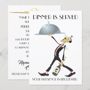 Convite Único para Jantar / Reunião