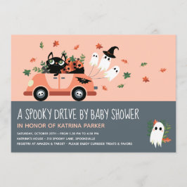 Convite Unidade de Halloween Cute Spooky Por Chá de fralda