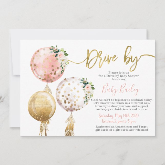 Convite Unidade por Chá de fraldas (Frente)