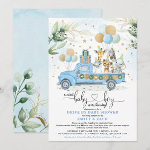 Convite Unidade Safari da Selva Azul e Dourada através do 