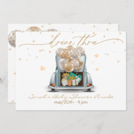 Convite Unidade Surpresa através do Chá de fraldas Parade 