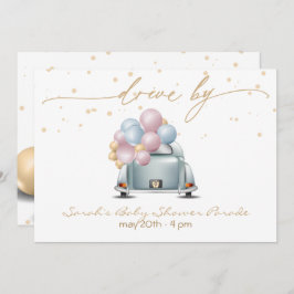 Convite Unidade Surpresa Por Dourada Parada Do Chá de fral