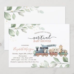 Convite Unidade Virtual de Comboios de Animais por Chá de