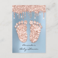 Unidades de brilho de faísca Rosa Blue Chá de fral