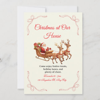 Convite Unique Christmas Invitation Designs – Creativity 