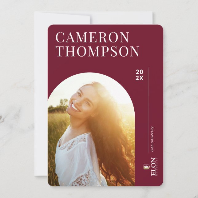 Convite Universidade Elon (Frente)