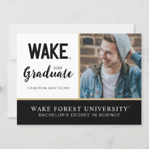 Convite Universidade Wake Forest   Marca registrada Wake