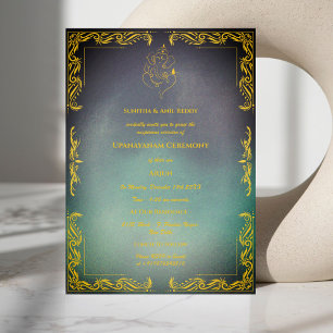 Convite Upanayanam t.c.p. Hindu Thread Janeu Ceremony