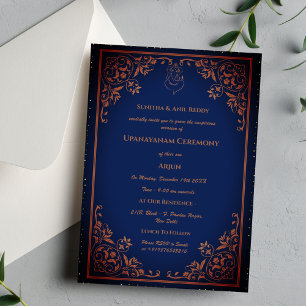 Convite Upanayanam t.c.p. Hindu Thread Janeu Ceremony