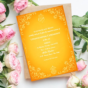 Convite Upanayanam t.c.p. Hindu Thread Janeu Ceremony