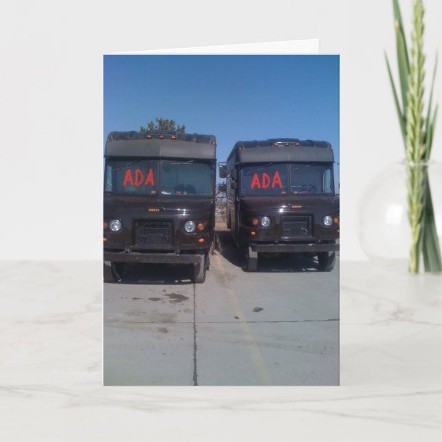 Convite ups driver retirement card and invitation (Frente)