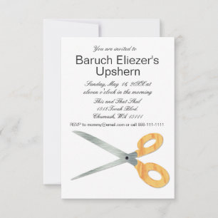 Convite Upshernish Upshern Upsherin Convites