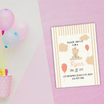 Urso de Pelúcia Fofo Sentado na Nuvem