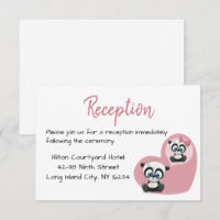 Urso de Pelúcia Panda Coração Rosa Recepção de Cas