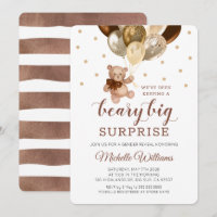 Urso de Teddy Grande Revelação de Gênero Surpresa