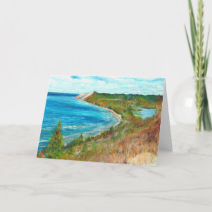 Convite Urso Dormente Duna Lakeshore Michigan Beach