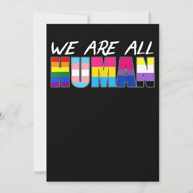 Convite Urso Gay de Pintura LGBT Mens (Frente)