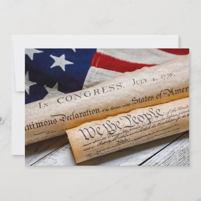 Convite US Founding Documents (Frente)