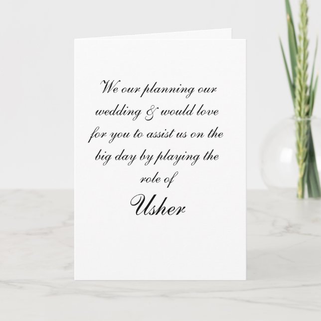 Convite Usher (Frente)