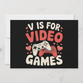 Convite V É Para Video Games Dia Dos Namorados Divertido P