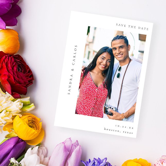 Convite V MOD 2 Foto simples Salvar a Data (Criador carregado)