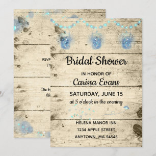 Convite Vagalumes no Chá de panela Russo Jars