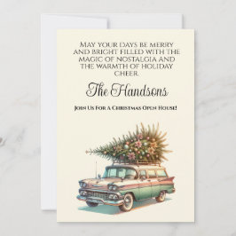 Convite Vagão da estação de Natal