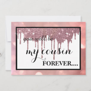 Convite Vai ser minha dama de honra?