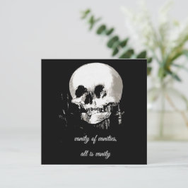 Convite Vaidade das Vaidades Tudo é Vaidade Eclesiastes