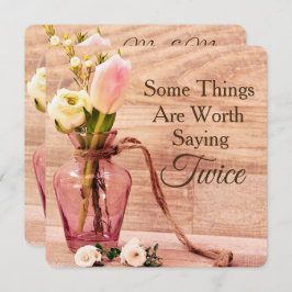 Convite "Vale a Pena Dizer Duas Vezes" Convidado para Reno