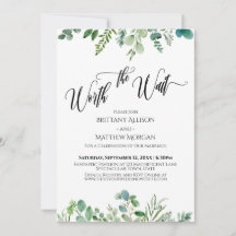 Vale a pena esperar a recepção Eucalyptus Greenery