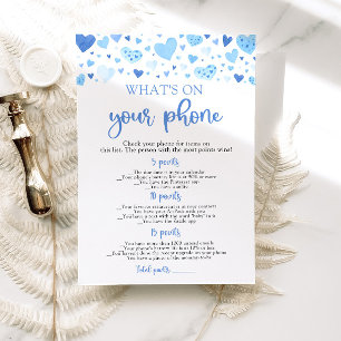 Convite Valentine O Que Está No Seu Telefone Jogo Para Chá