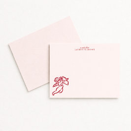 Convite Valentine’s Day Cupid Note Card