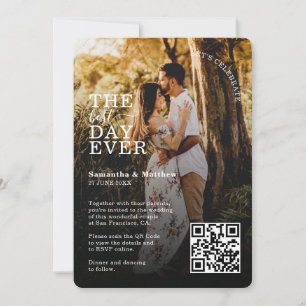Convite Vamos Celebra O Melhor Casamento De Código QR De D