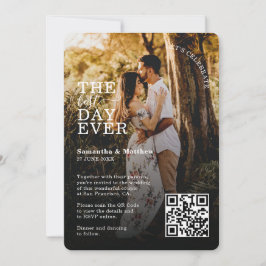 Convite Vamos Celebra O Melhor Casamento De Código QR De D