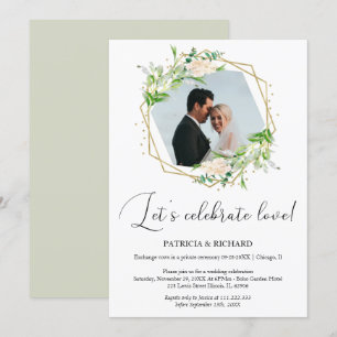 Convite Vamos Celebrar o Amor Casamento às Escuras Recepçã