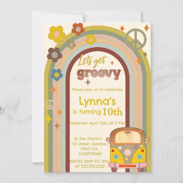 Convite Vamos comemorar o aniversário (Frente)