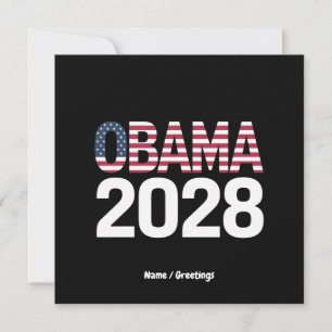 Convite Vamos Consertar Isso, Obama Presidente 2028