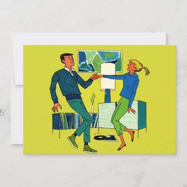 Convite Vamos dançar (Frente)