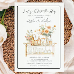 Convite Vamos Do Chá Dos Casais Do Bar