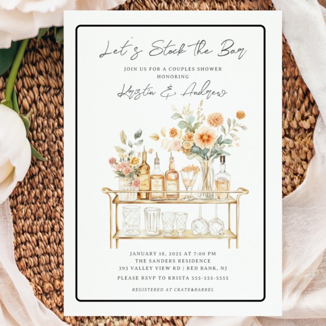 Convite Vamos Do Chá Dos Casais Do Bar (Criador carregado)